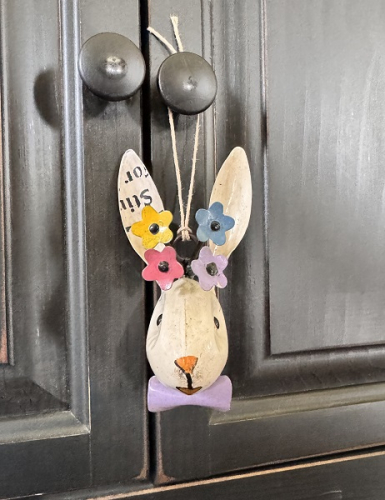 RABBIT HEAD ORNAMENT *NEW* AVAIL JAN 2026